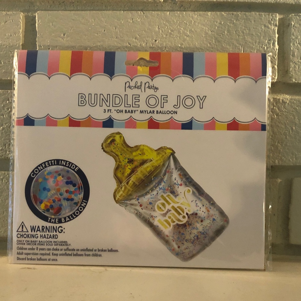 Baby Shower 'Bundle of Joy' Mylar Balloon